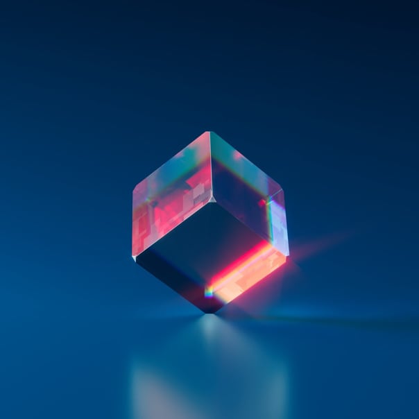 An nft image of prism cube